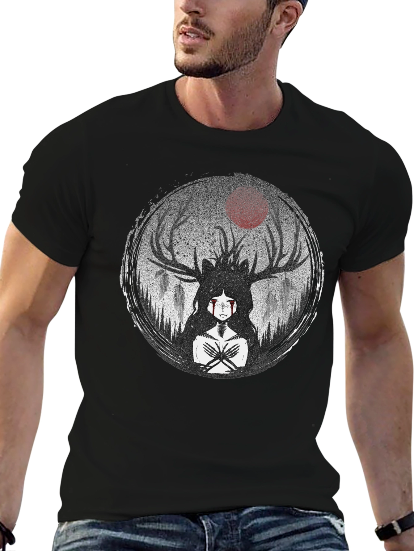 Creepy Forest Spirit T-Shirt