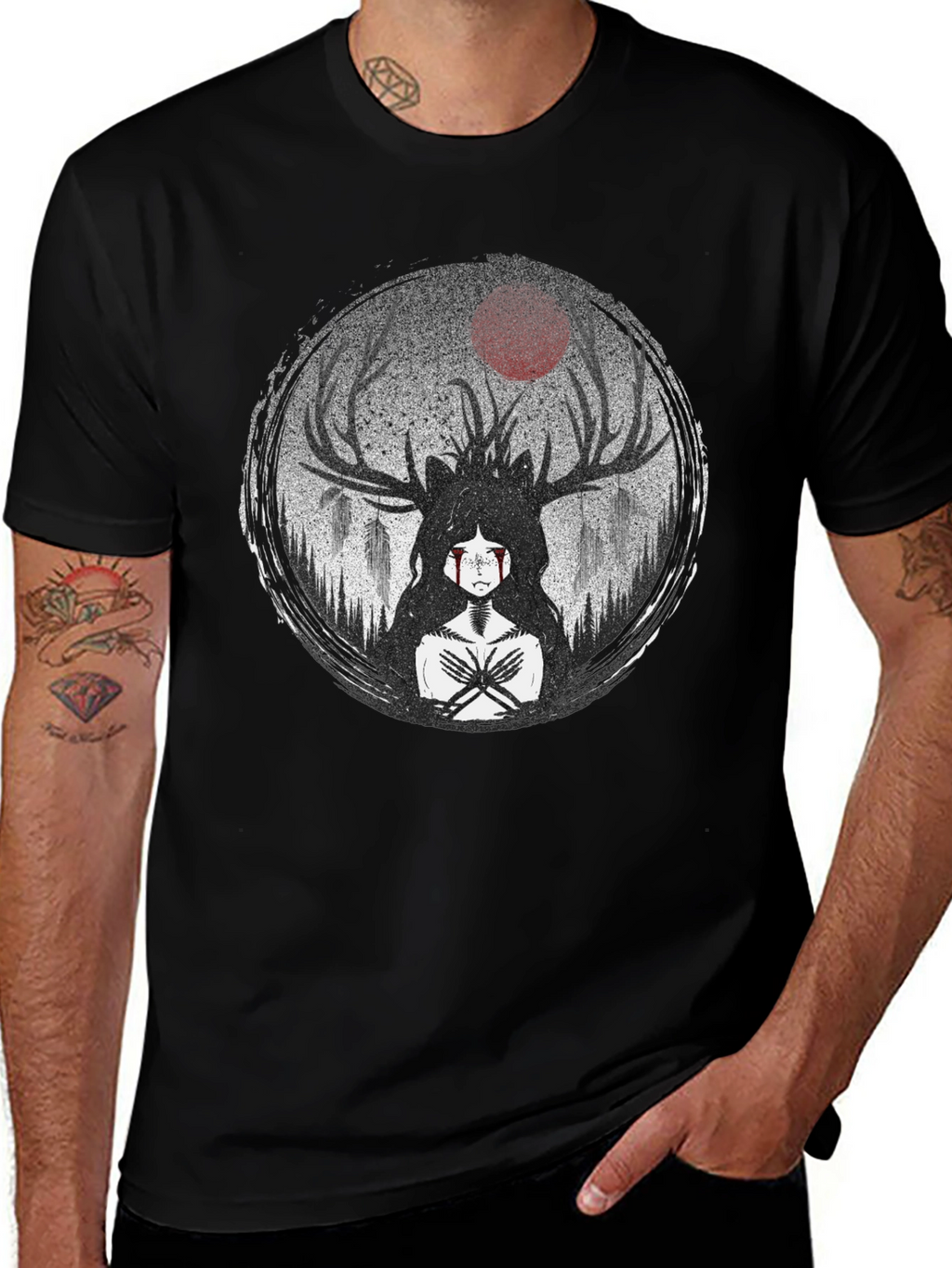 Creepy Forest Spirit T-Shirt