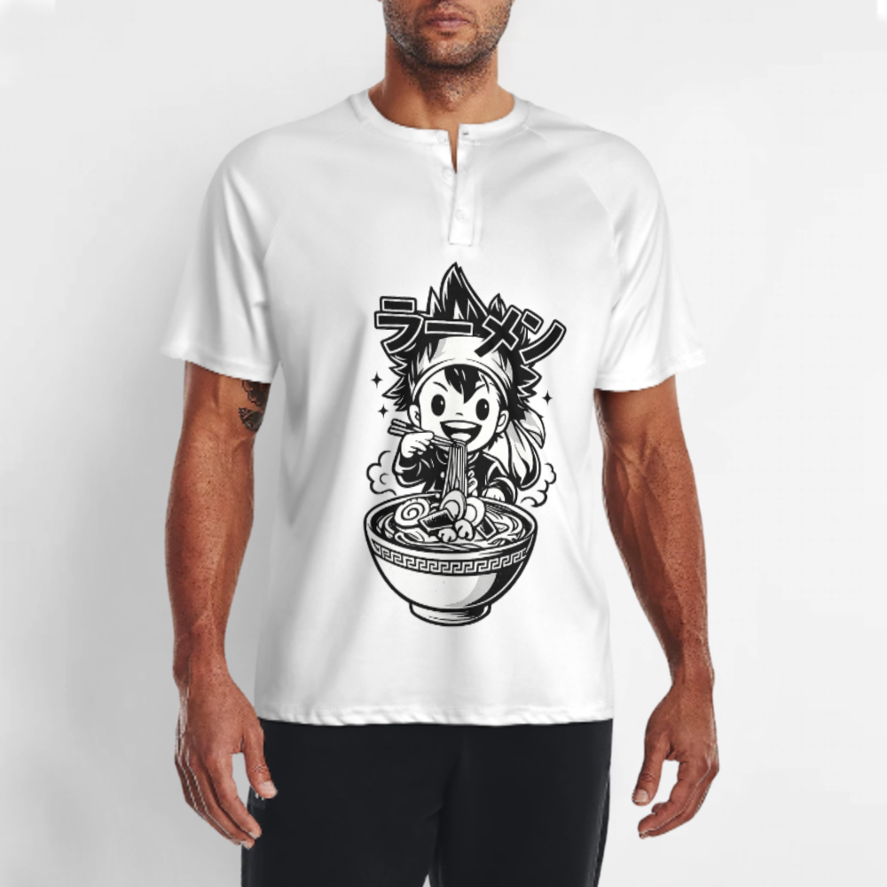 Anime Ramen Lover Graphic T-Shirt – Cute Japanese Streetwear Noodle Tee for Men(z313)