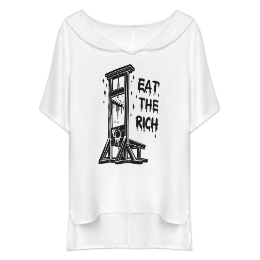 Eat The Rich Graphic T-Shirt – Dark Punk Aesthetic Streetwear Protest Tee(z329)