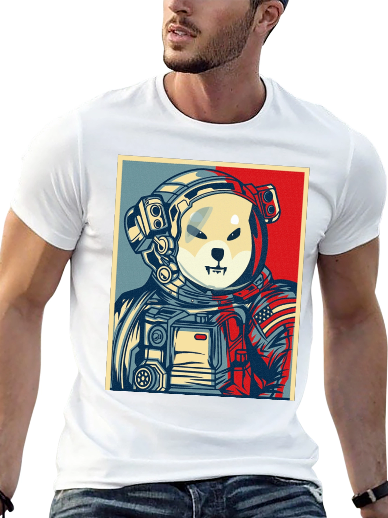 Dogecoin Astronaut Black T-Shirt - Meme to the Moon!