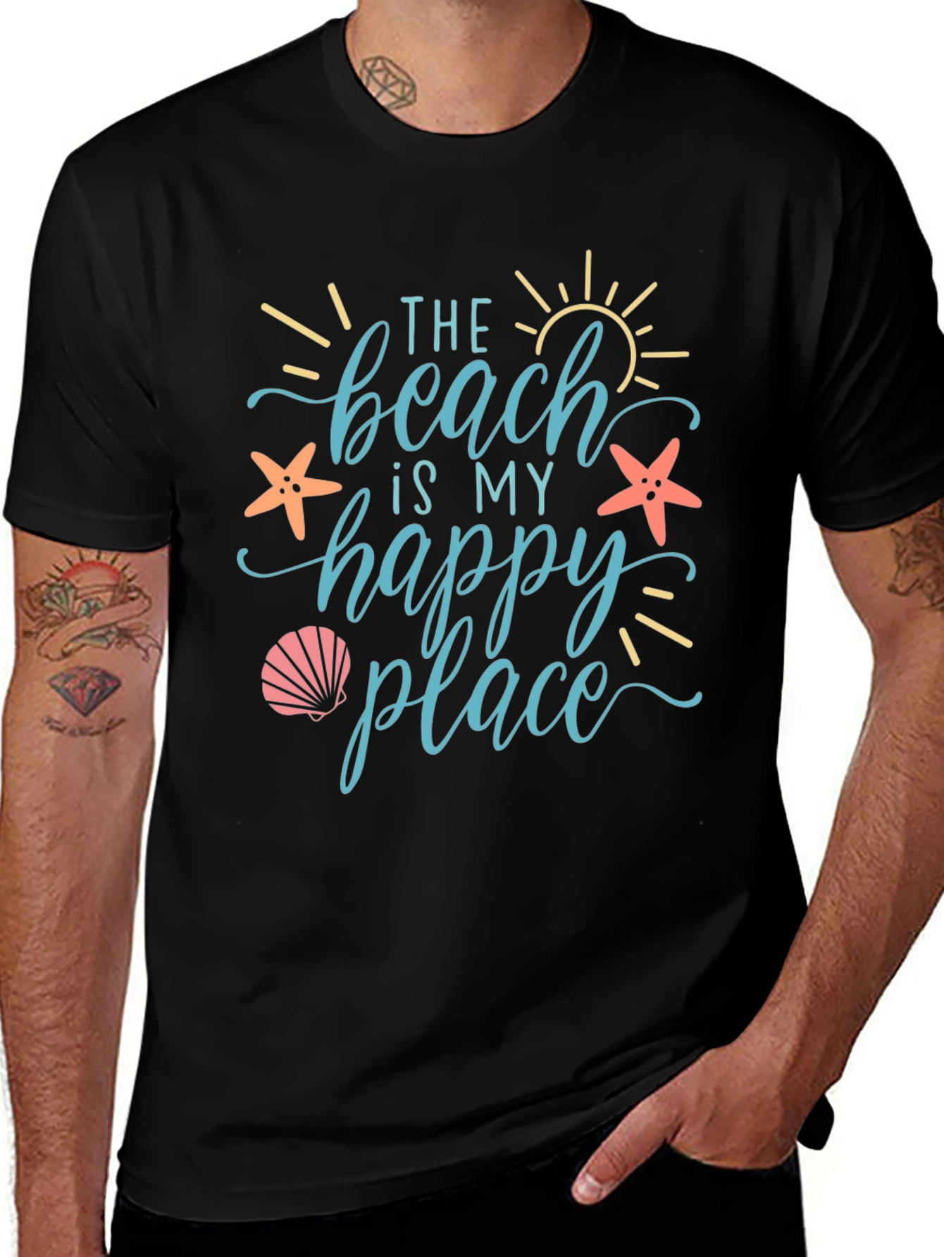 Beach is My Happy Place Graphic Tee