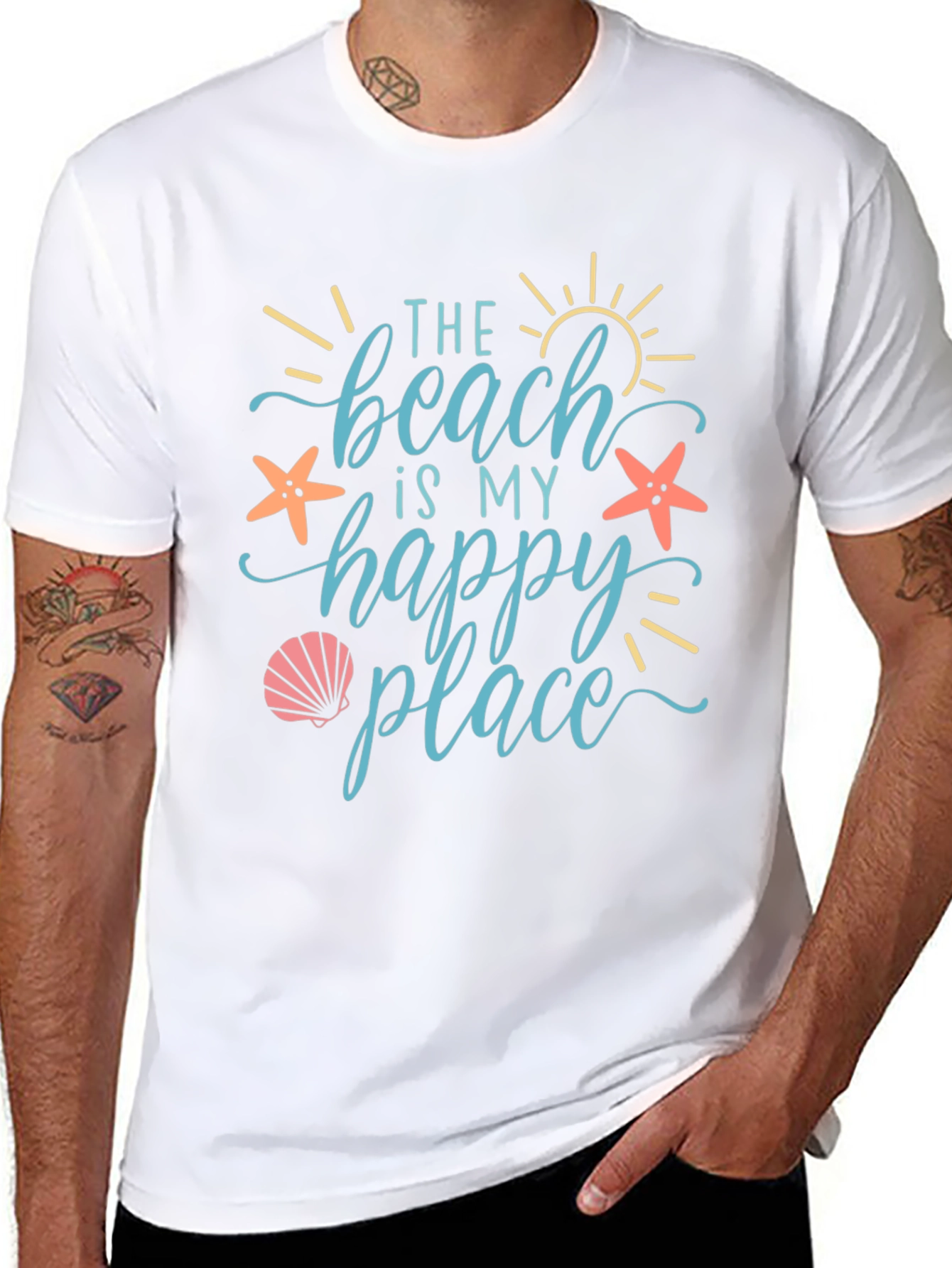 Beach is My Happy Place Graphic Tee