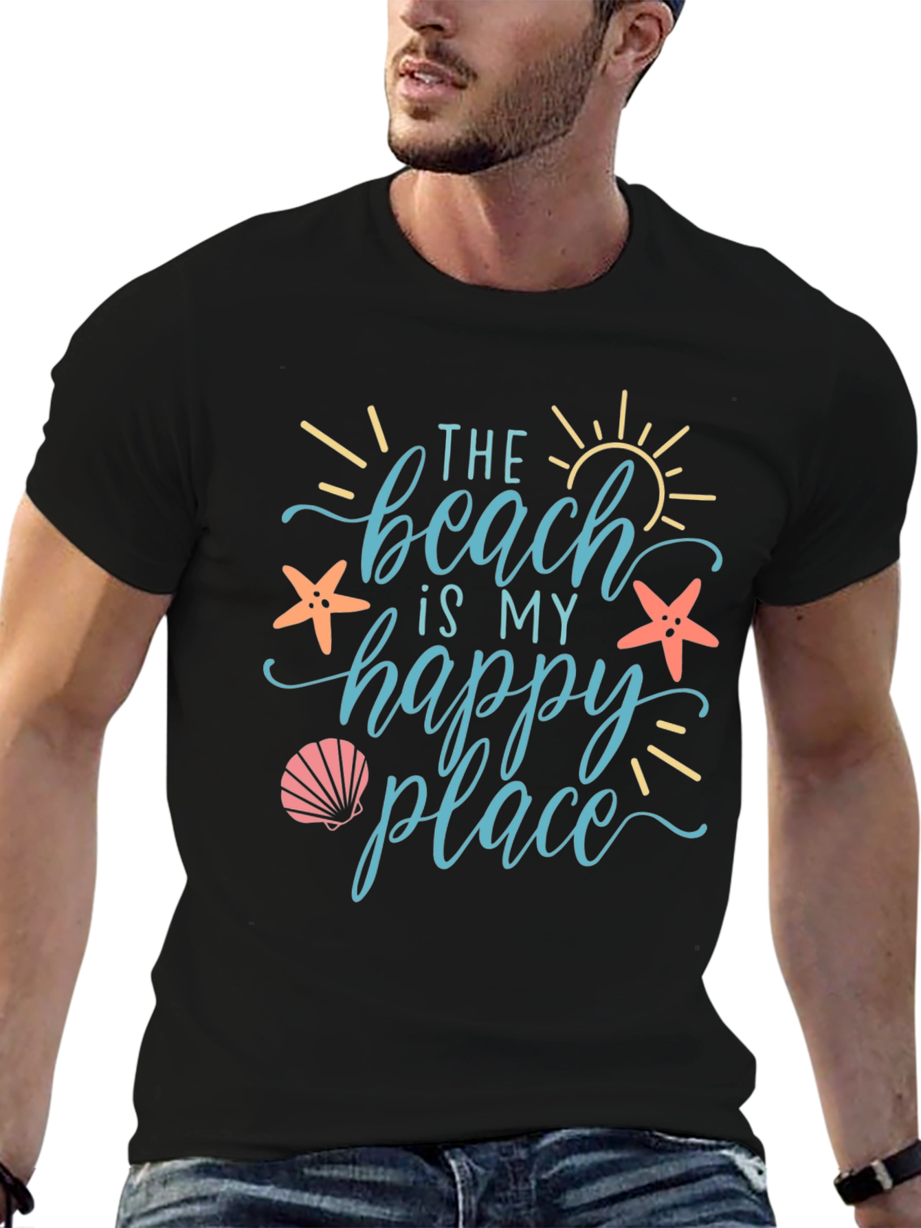 Beach is My Happy Place Graphic Tee