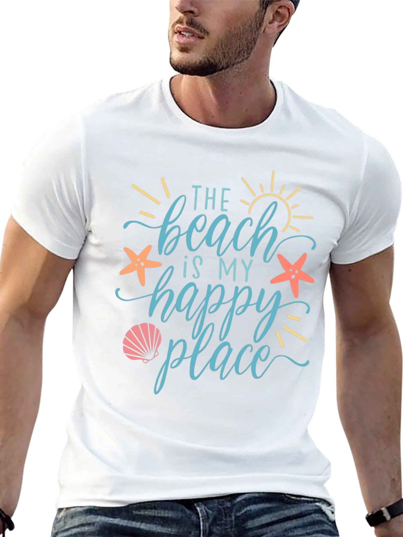 Beach is My Happy Place Graphic Tee