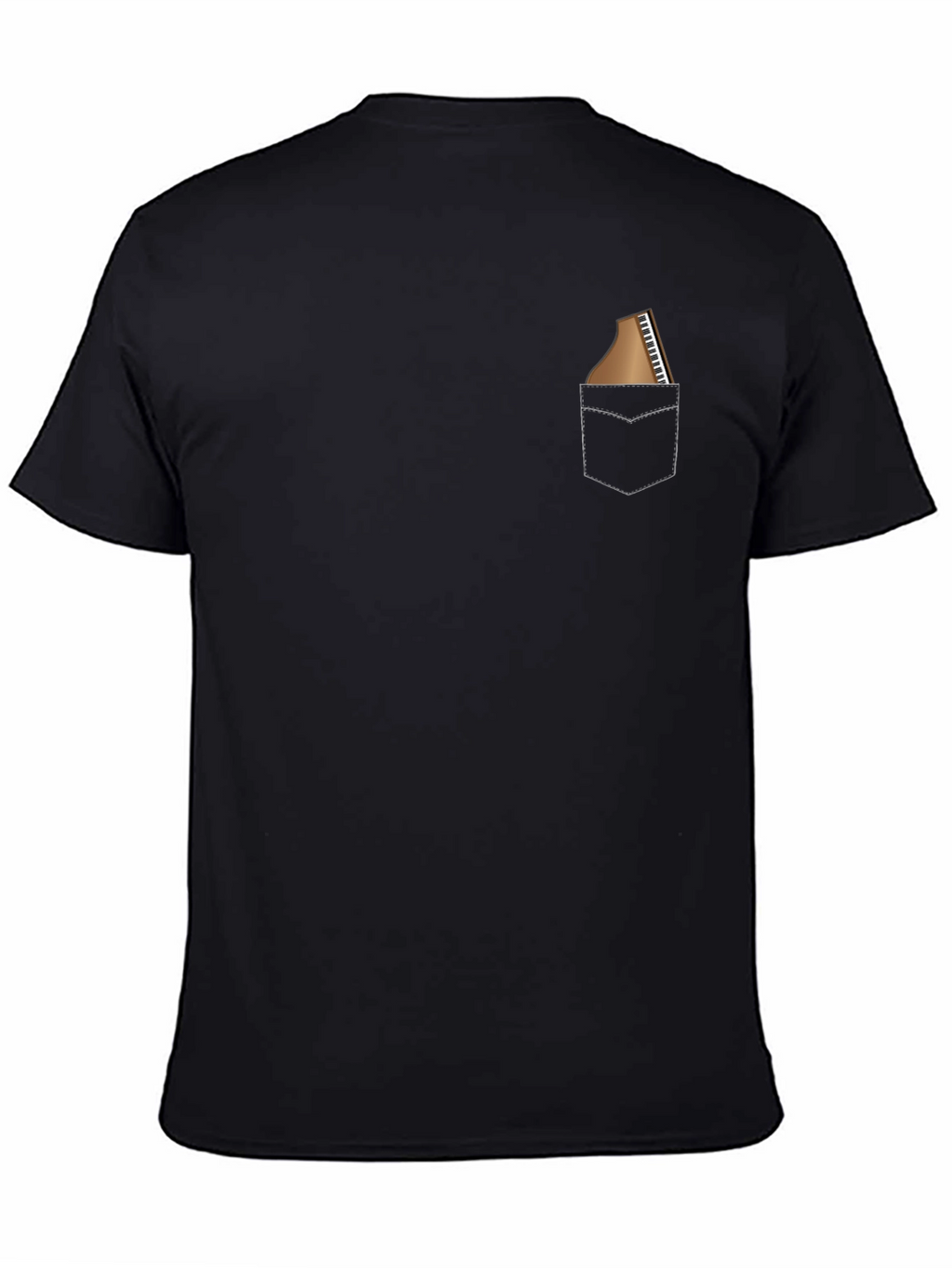 Piano Pocket T-Shirt - Musician Novelty Tee
