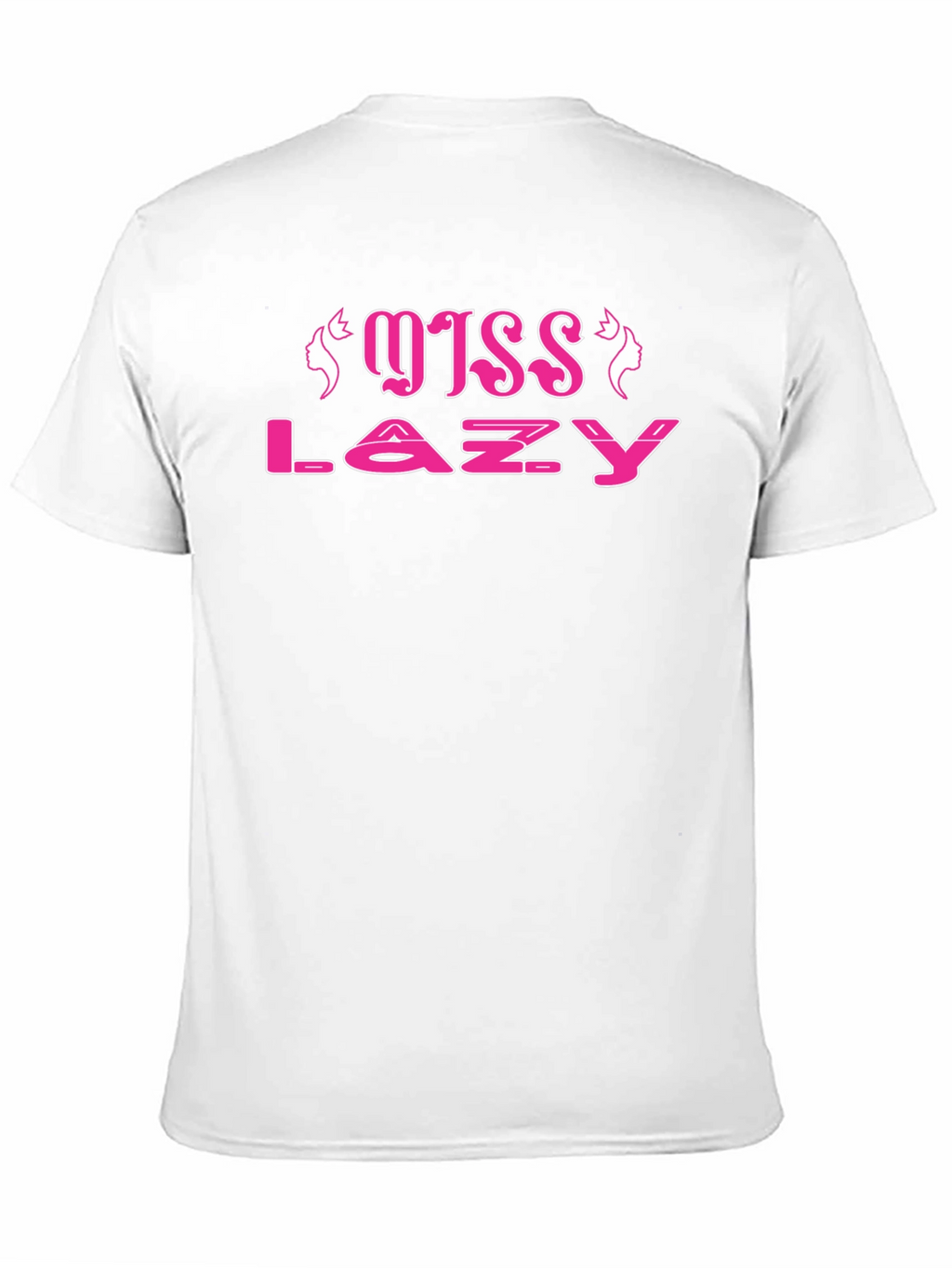 Miss Lazy Black Cotton Tee