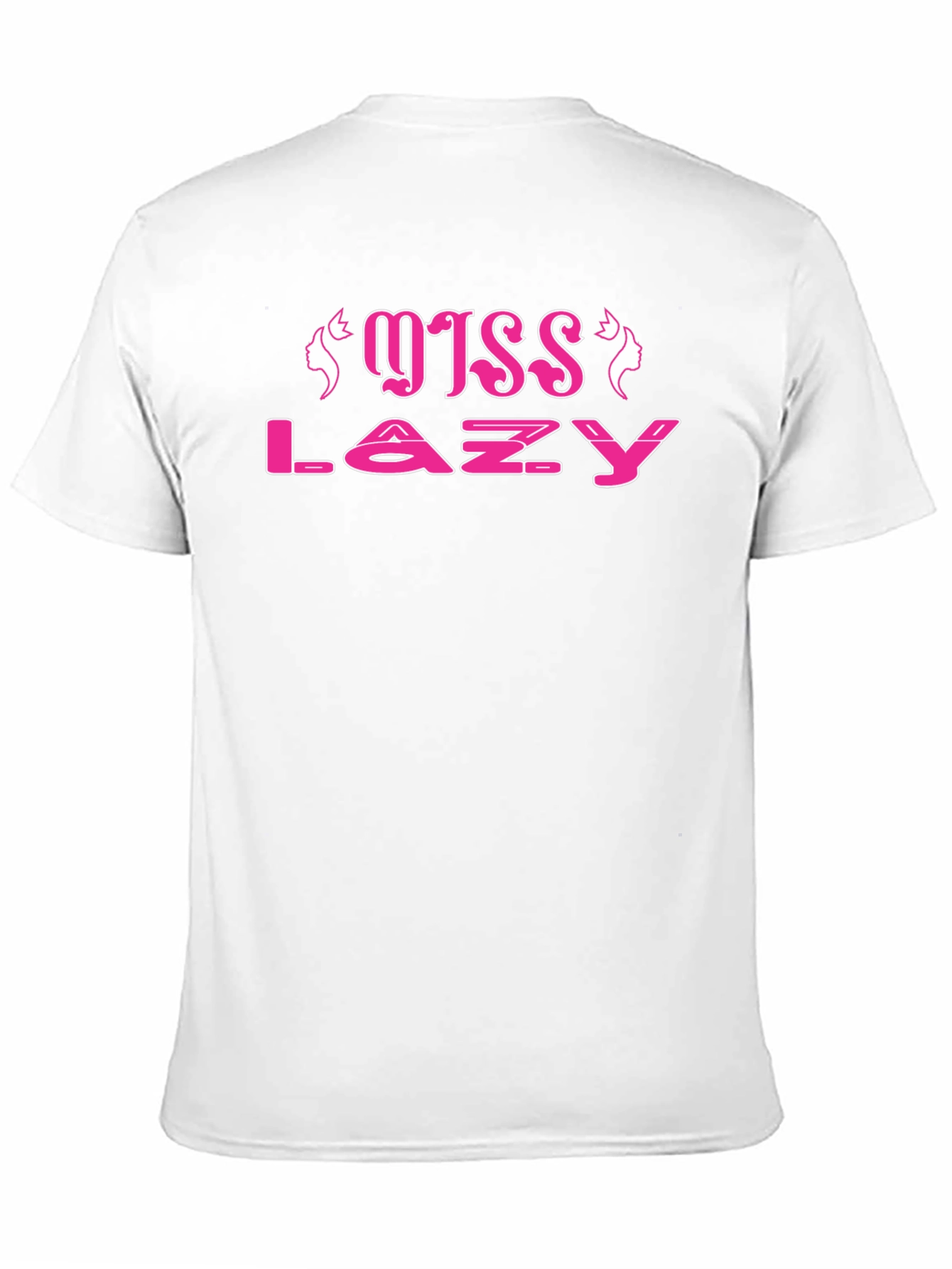 Miss Lazy Black Cotton Tee