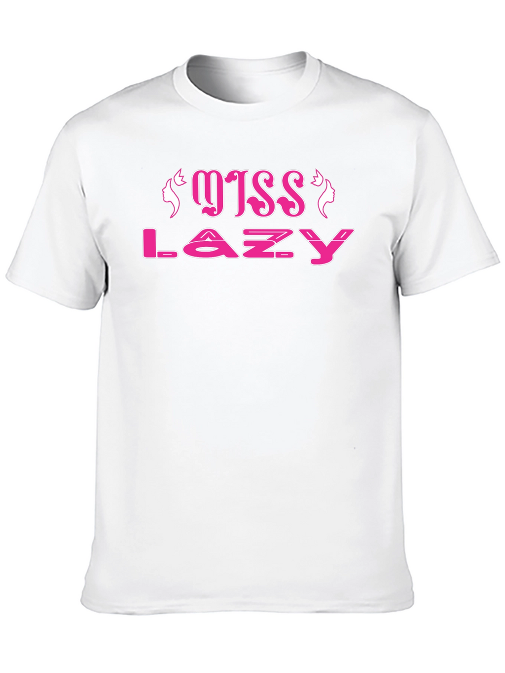 Miss Lazy Black Cotton Tee