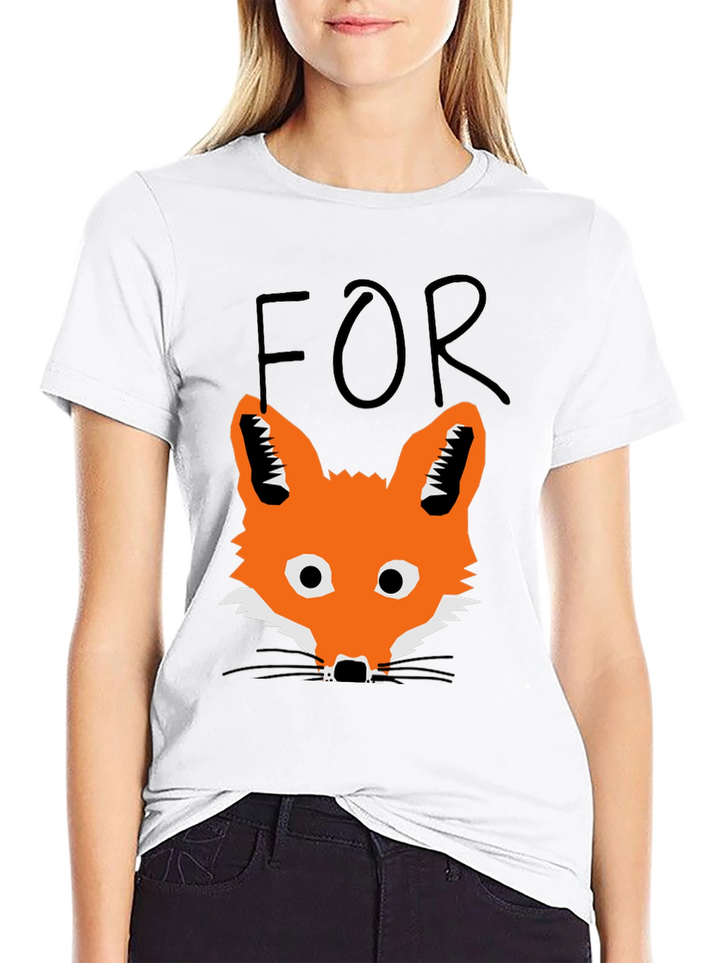 Fox T-Shirt - Mens Black Graphic Tee