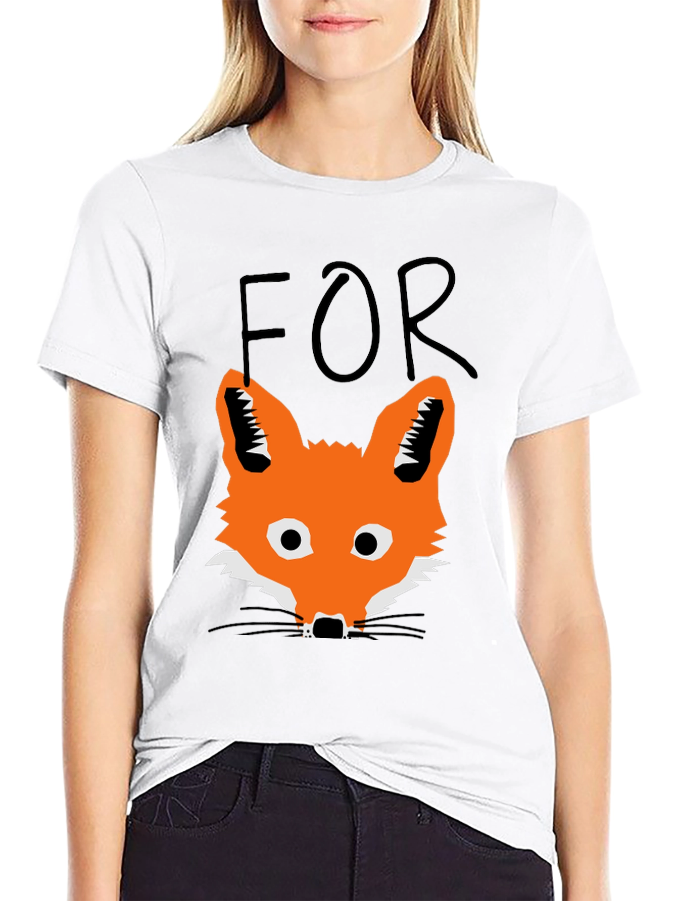 Fox T-Shirt - Mens Black Graphic Tee