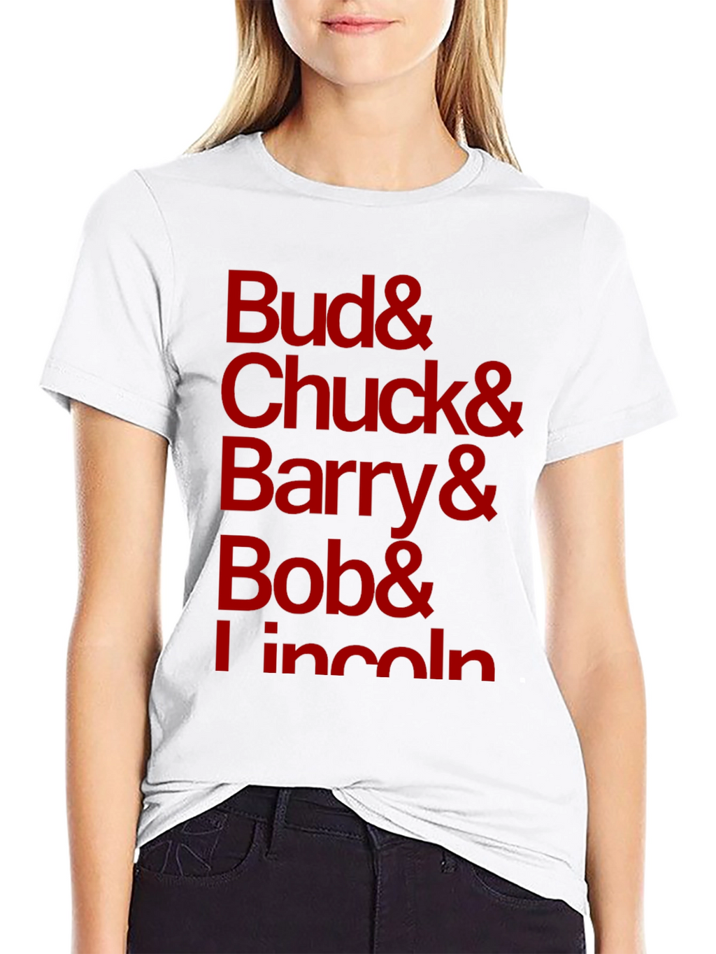 Bud Chuck Barry Bob Lincoln Black T-Shirt
