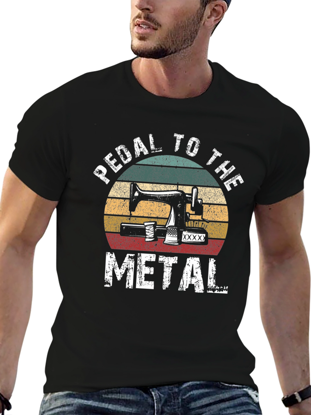 Pedal to the Metal Sewing T-Shirt
