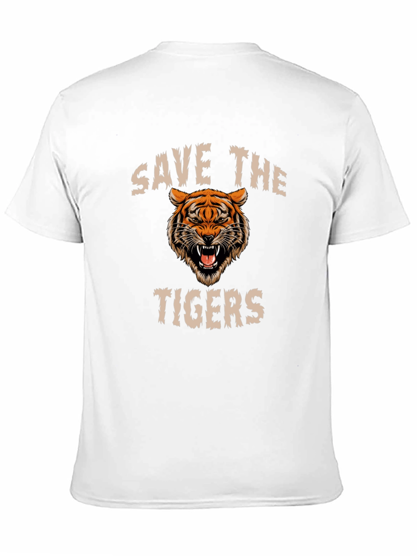 Save the Tigers Graphic T-Shirt - Black