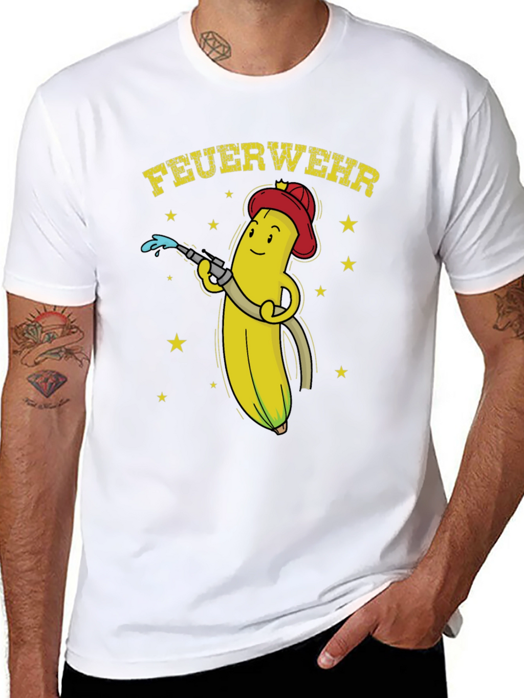 Feuerwehr Banana T-Shirt