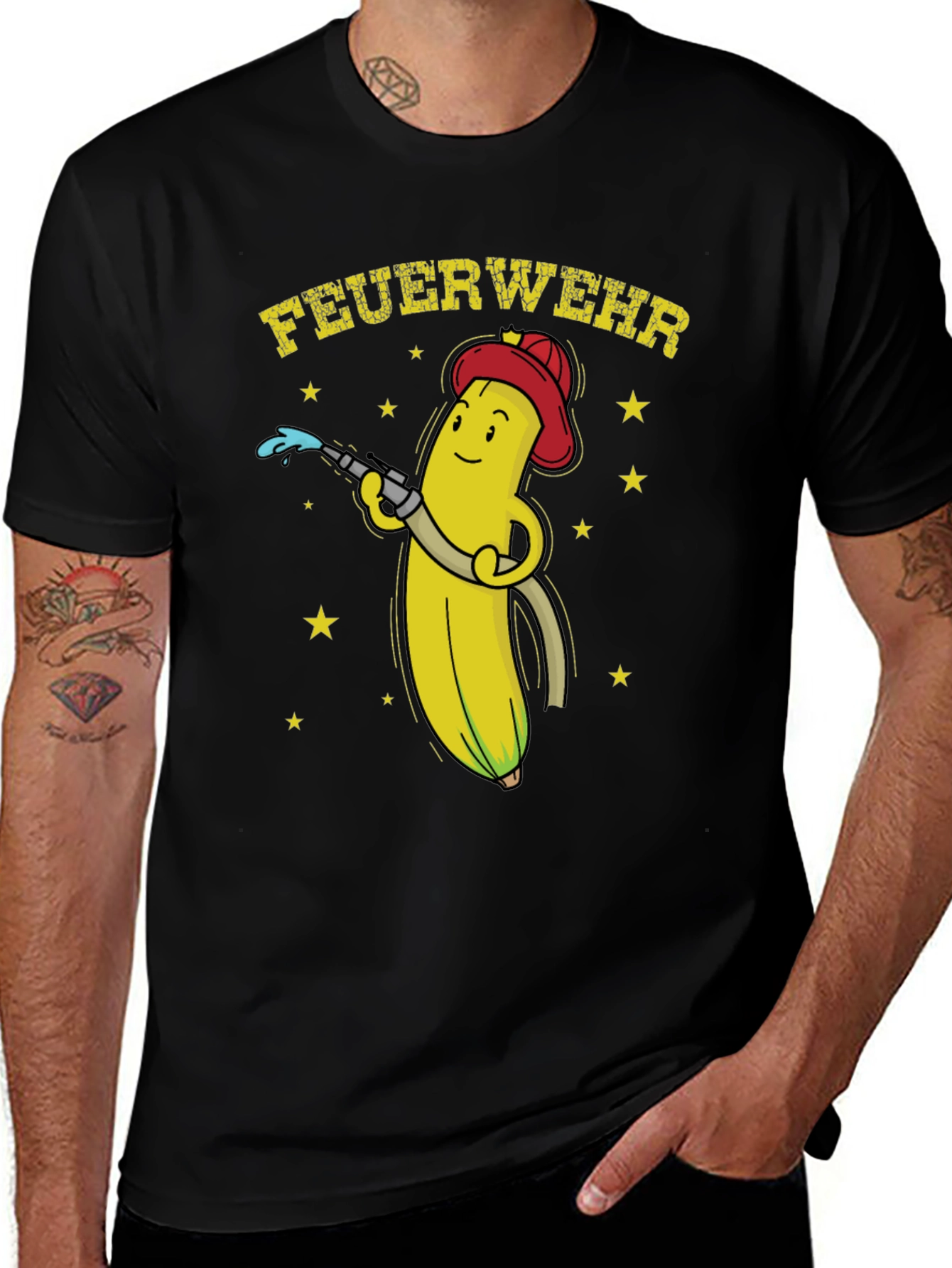 Feuerwehr Banana T-Shirt