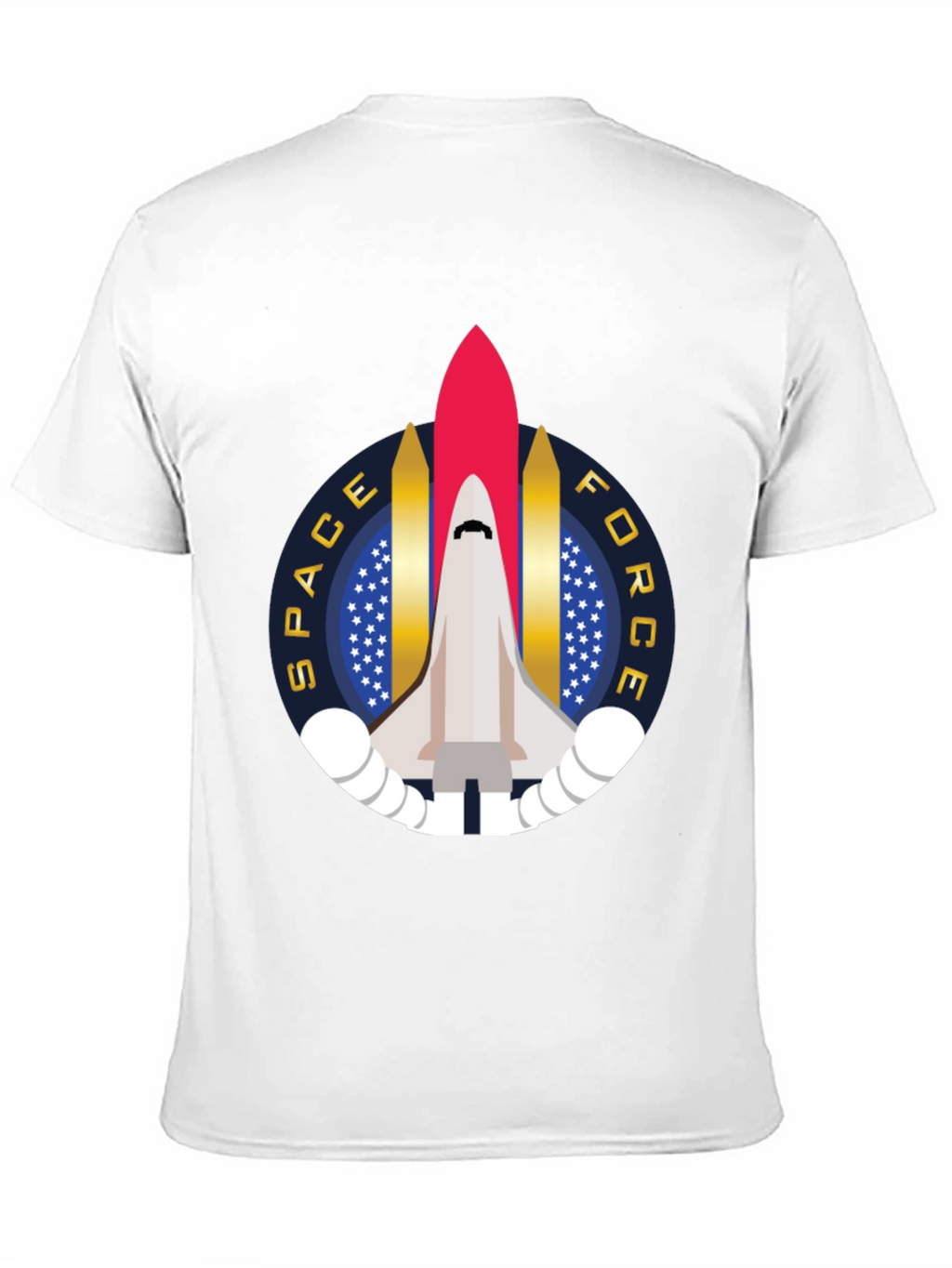 Space Force Rocket Graphic T-Shirt