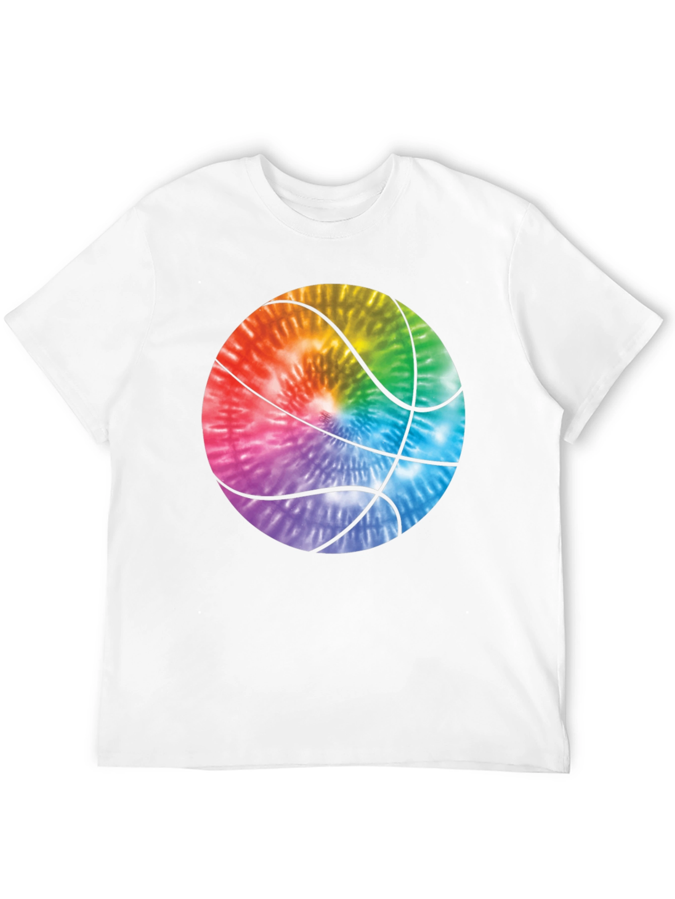 Tie-Dye Basketball Graphic Tee