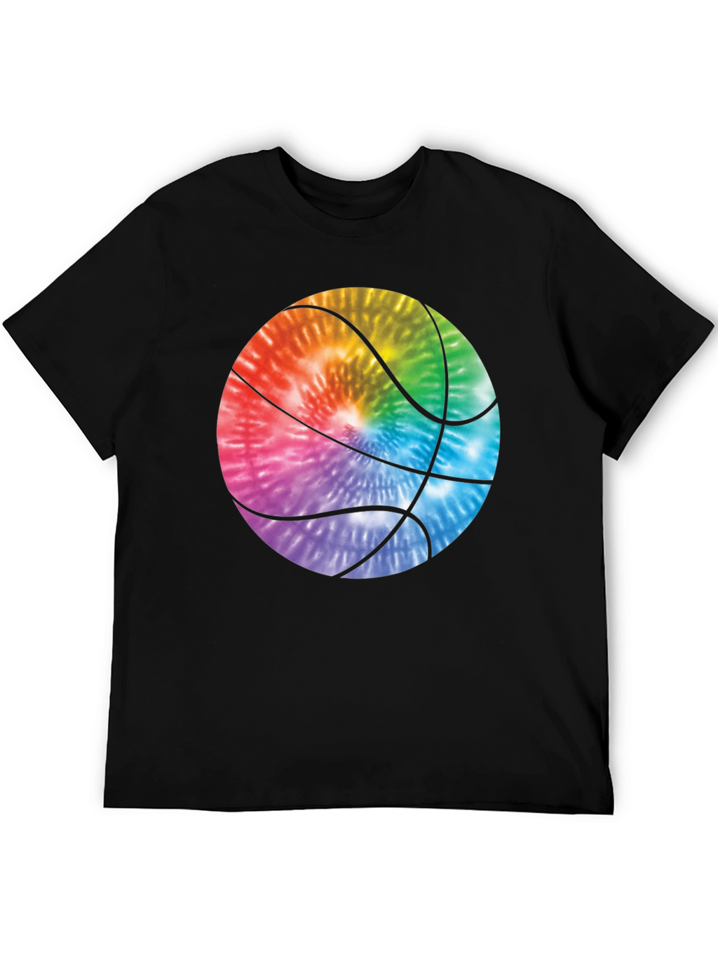 Tie-Dye Basketball Graphic Tee