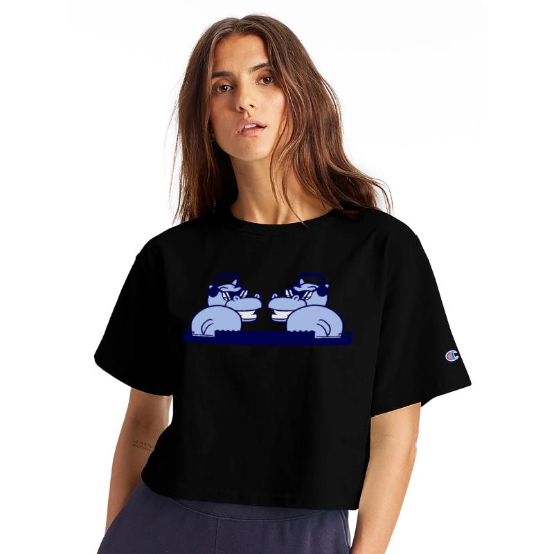2 Cool DJ Hippos Two Party Animals Mixing Console