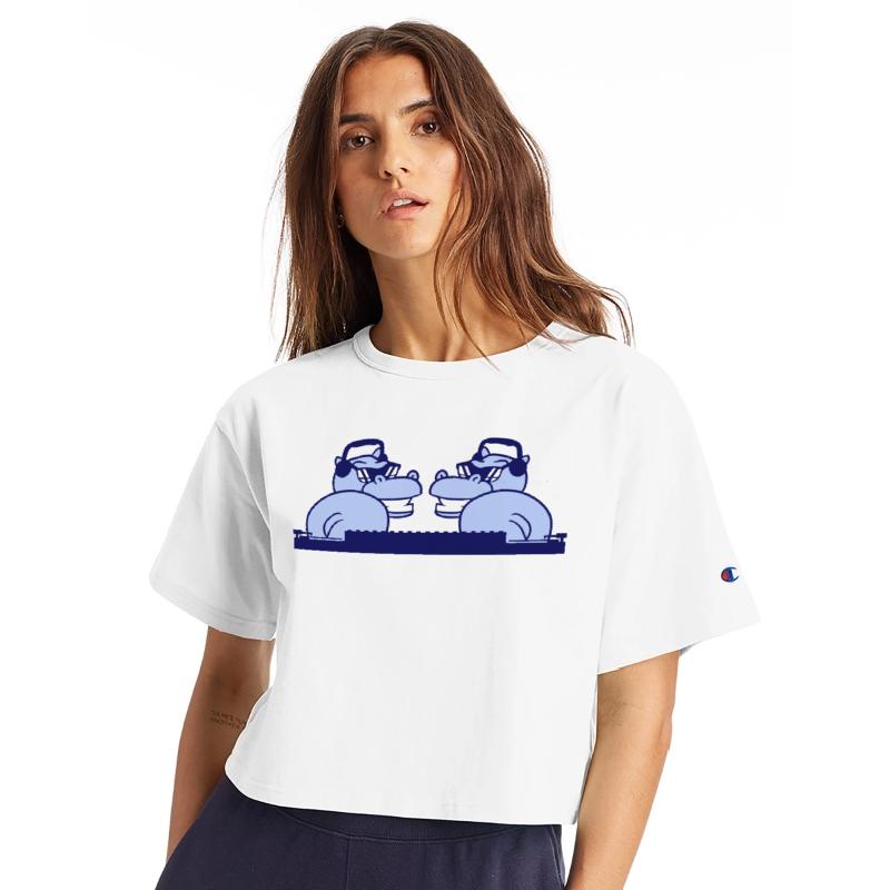 2 Cool DJ Hippos Two Party Animals Mixing Console