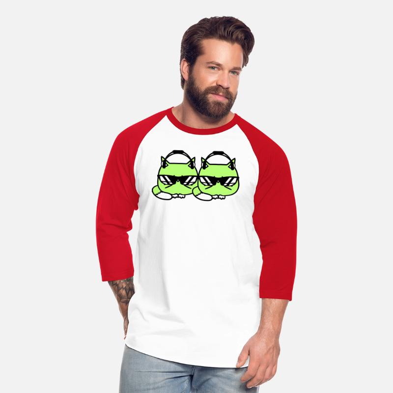 2 Cute Cool DJ Cats Pet Kitten Team Party Animals