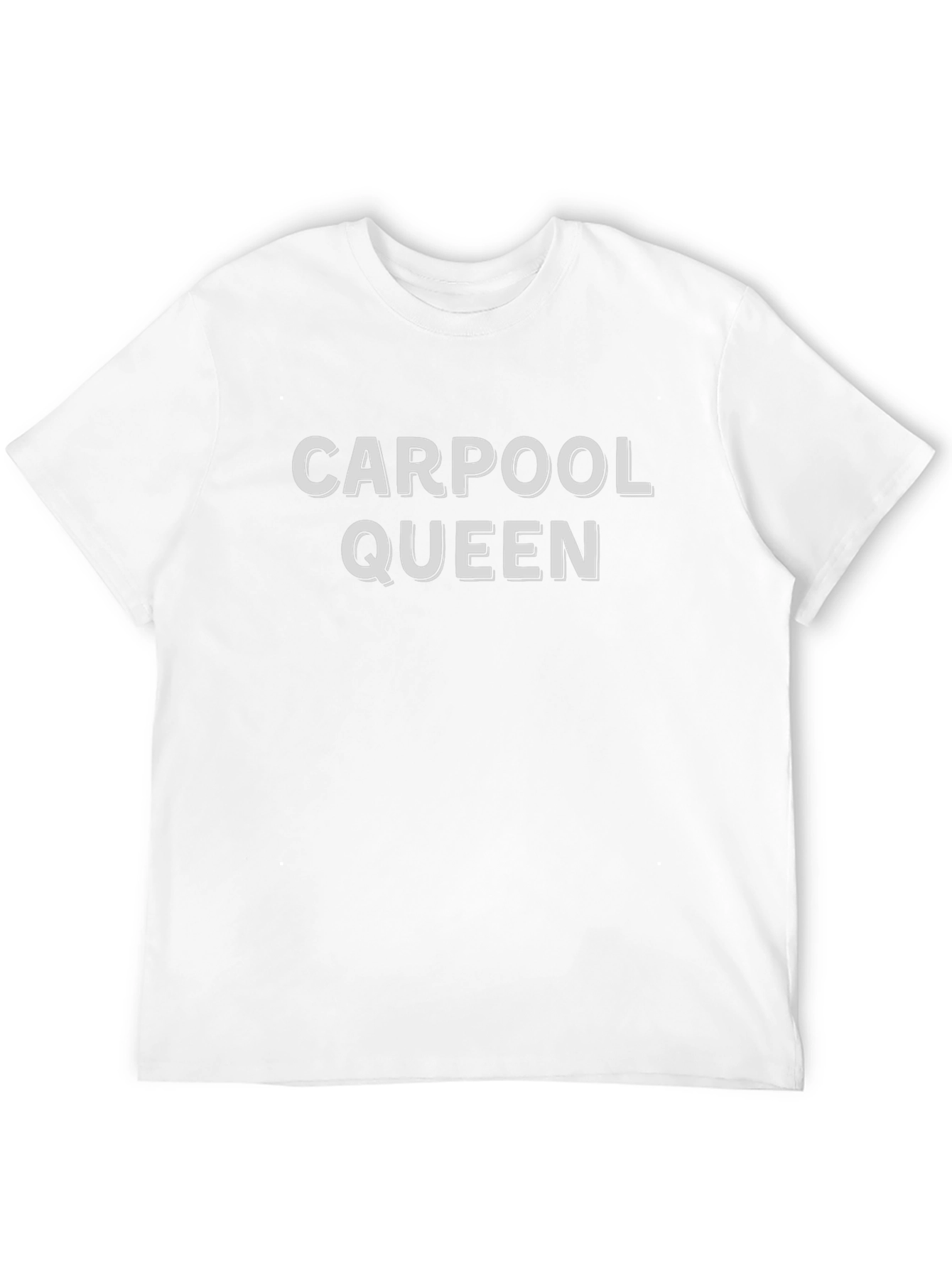 Carpool Queen Graphic Tee - Black Cotton T-Shirt
