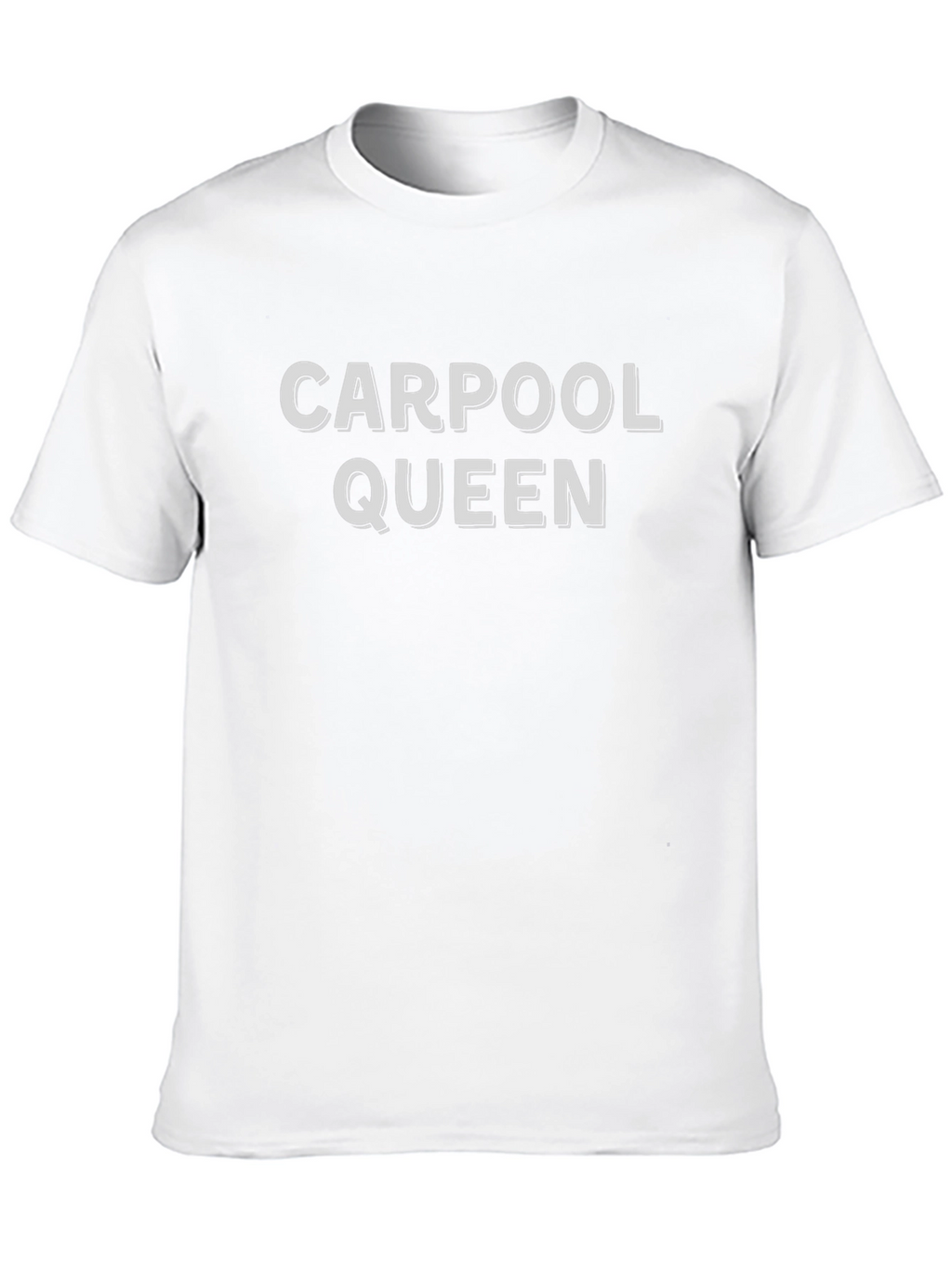 Carpool Queen Graphic Tee - Black Cotton T-Shirt