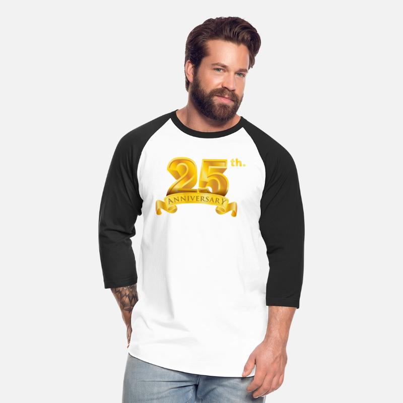 25th anniversary & birth day luxury golden number