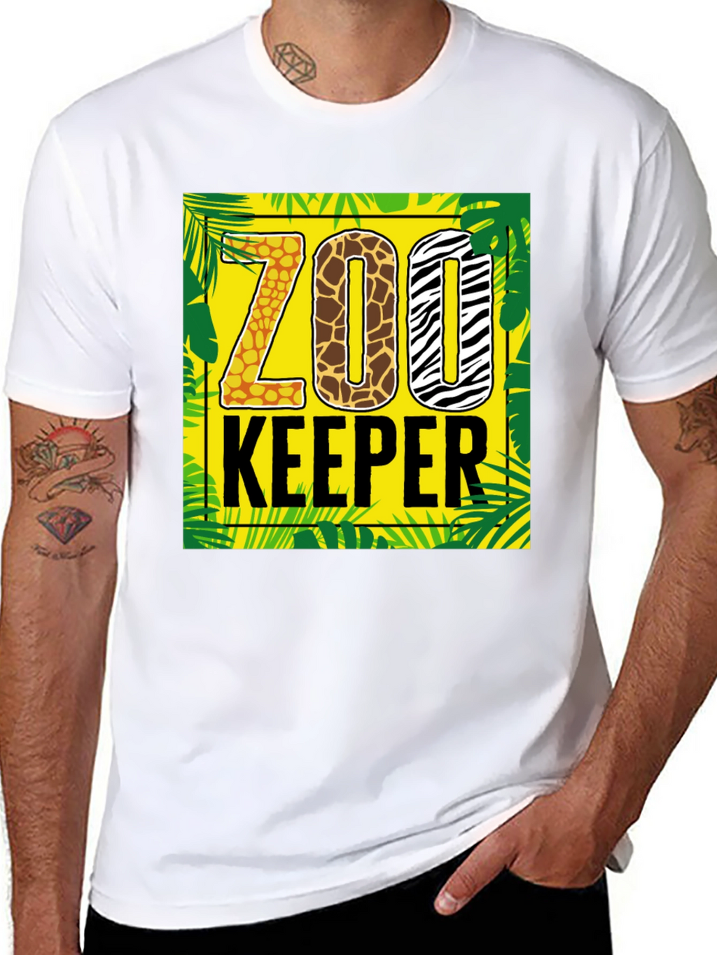 Zoo Keeper Animal Print T-Shirt
