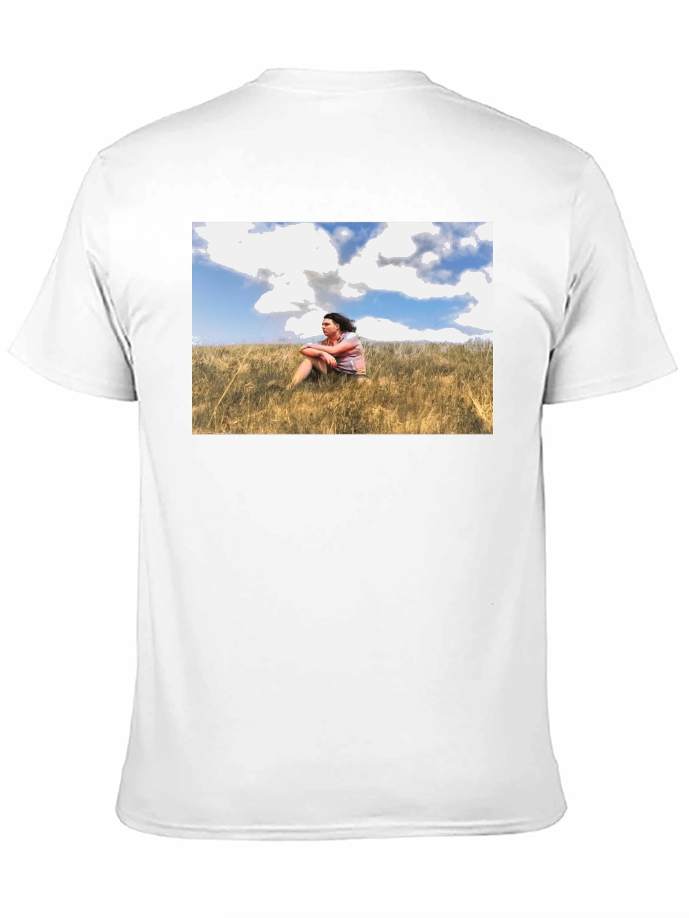 Nature Scene Graphic Black T-Shirt