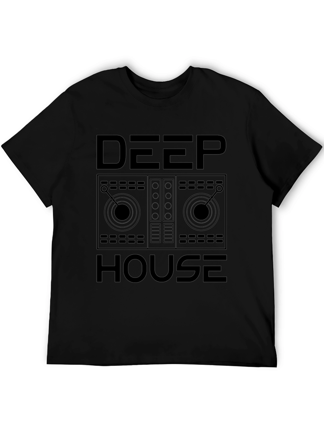 Deep House Graphic T-Shirt - DJ Music Tee