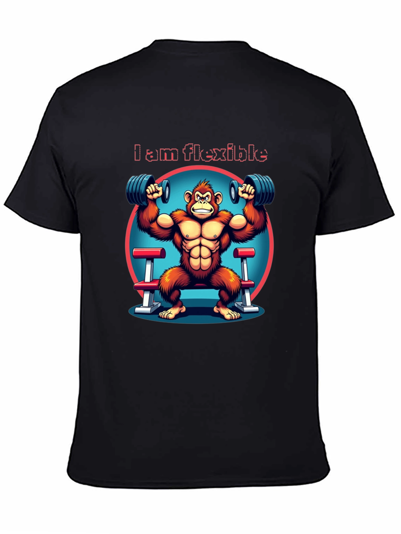 Flexible Monkey Gym T-Shirt - Workout Motivation!