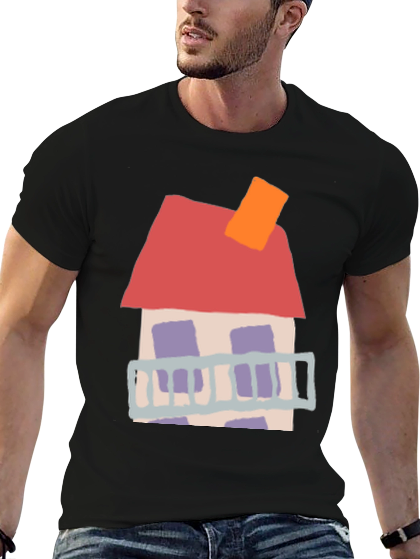 House Graphic T-Shirt - Unique Design