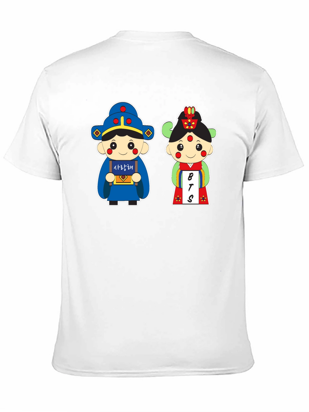 BTS Cartoon Couple T-Shirt - Korean Inspired