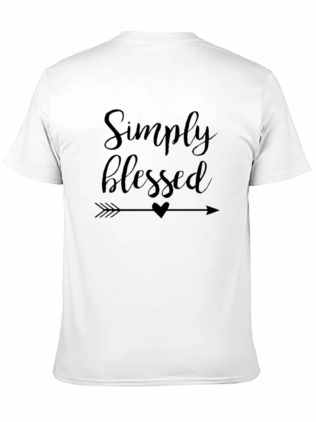 Simply Blessed Graphic Tee - Black T-Shirt