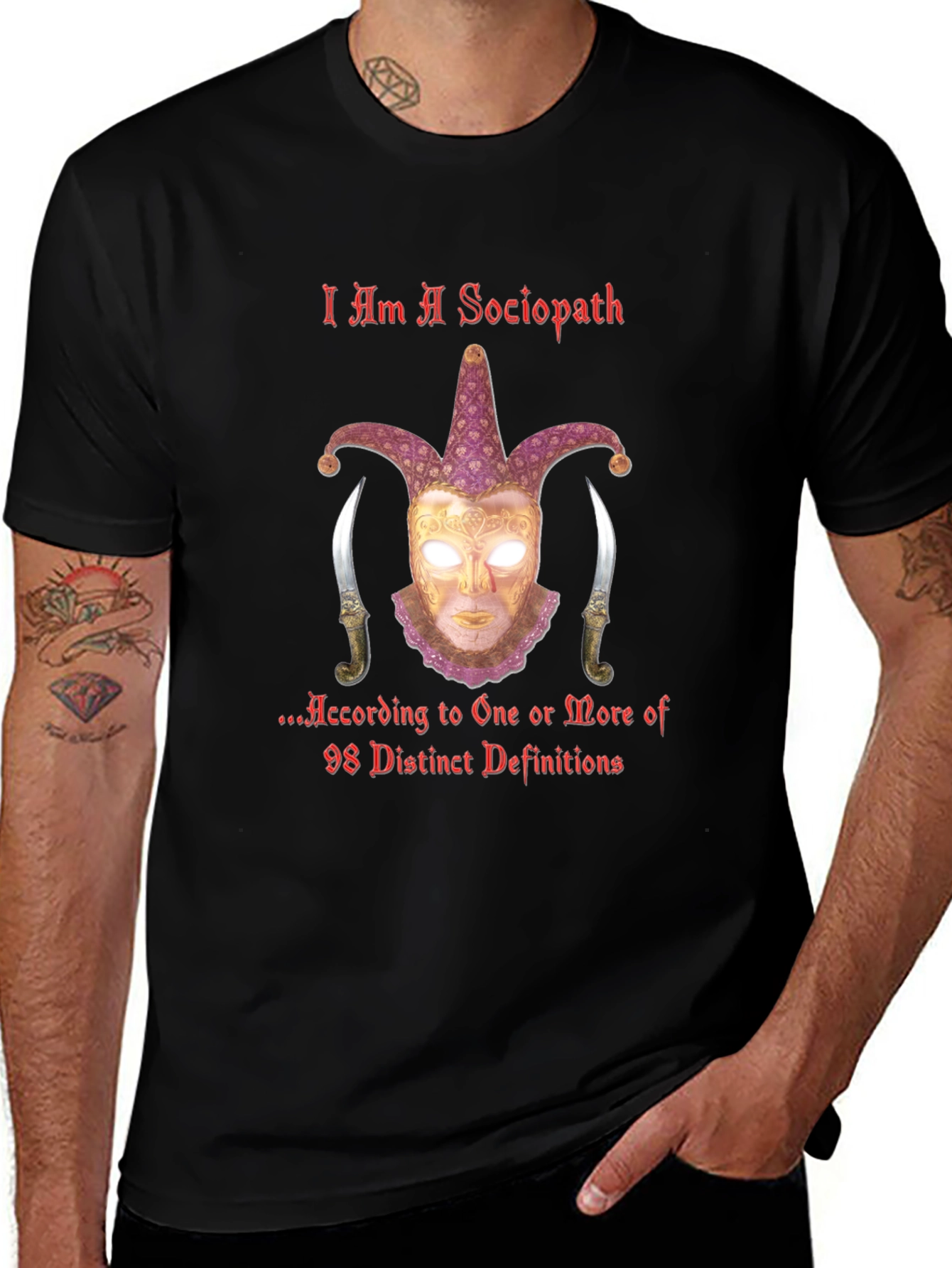 I Am A Sociopath T-Shirt - Edgy Graphic Tee