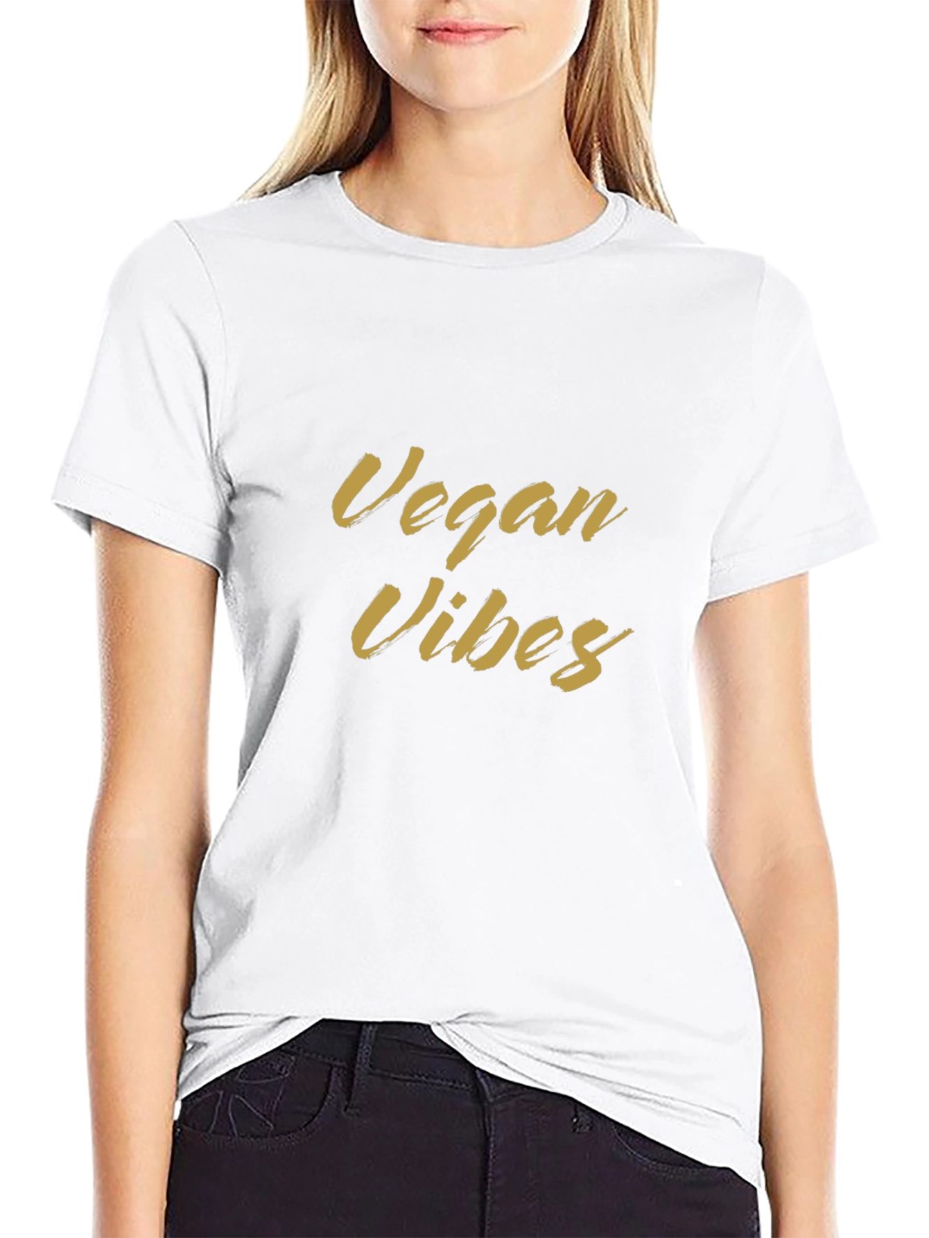 Vegan Vibes Black T-Shirt
