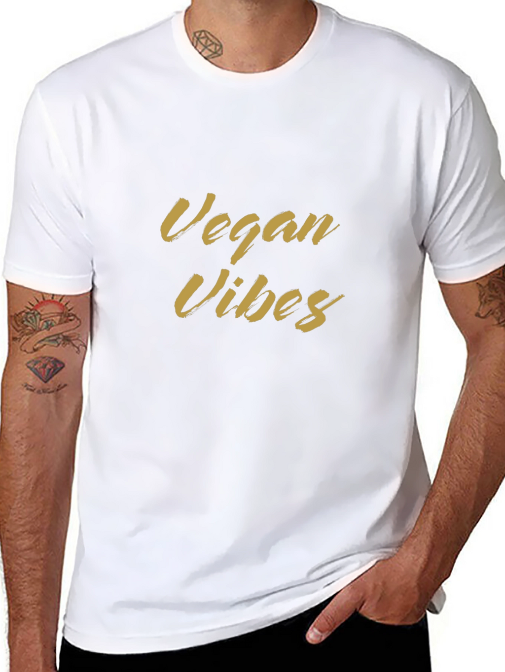 Vegan Vibes Black T-Shirt