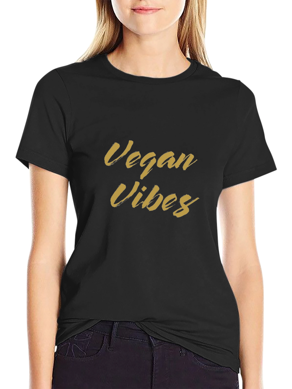 Vegan Vibes Black T-Shirt