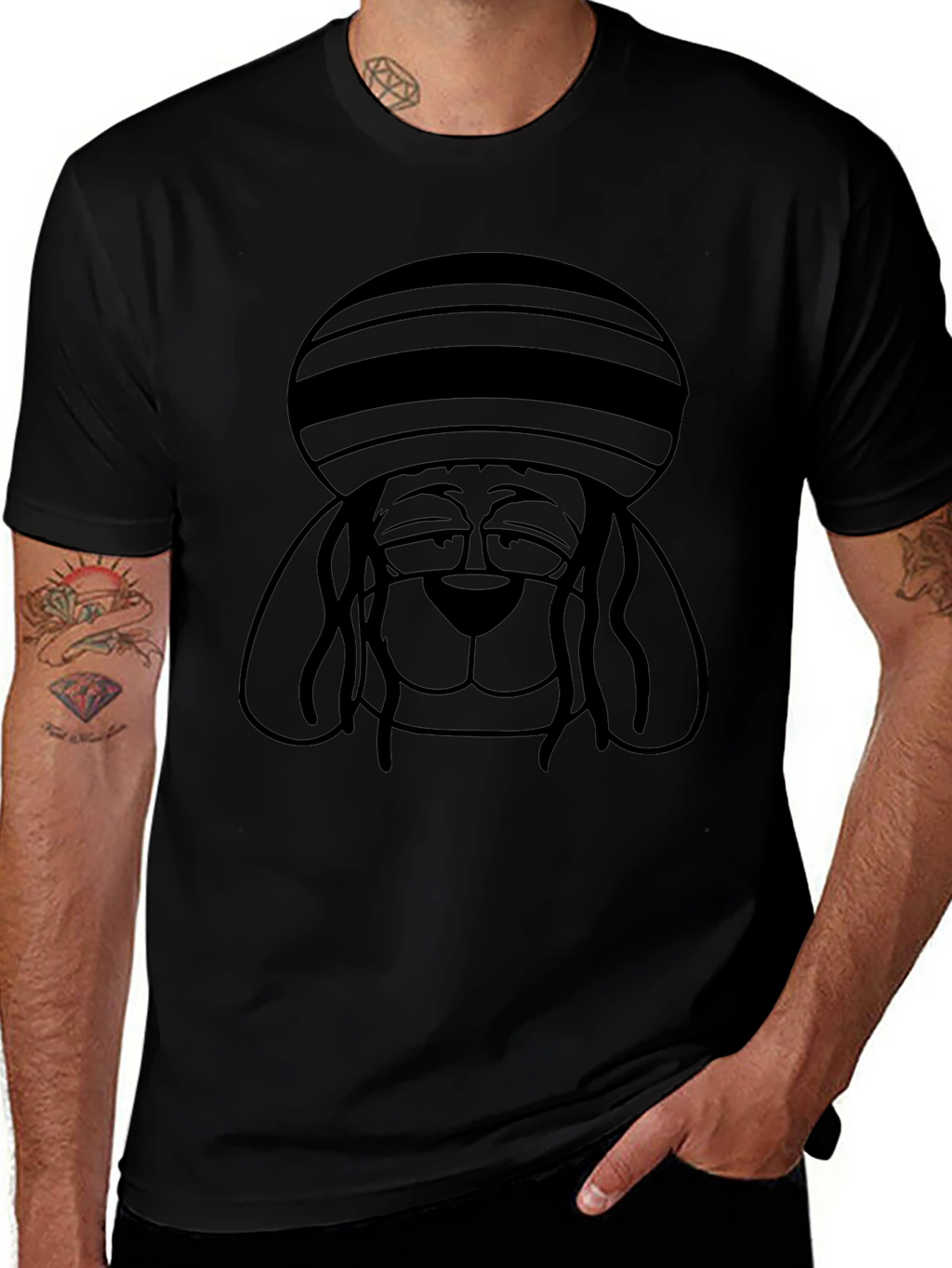 Cool Dog Graphic T-Shirt