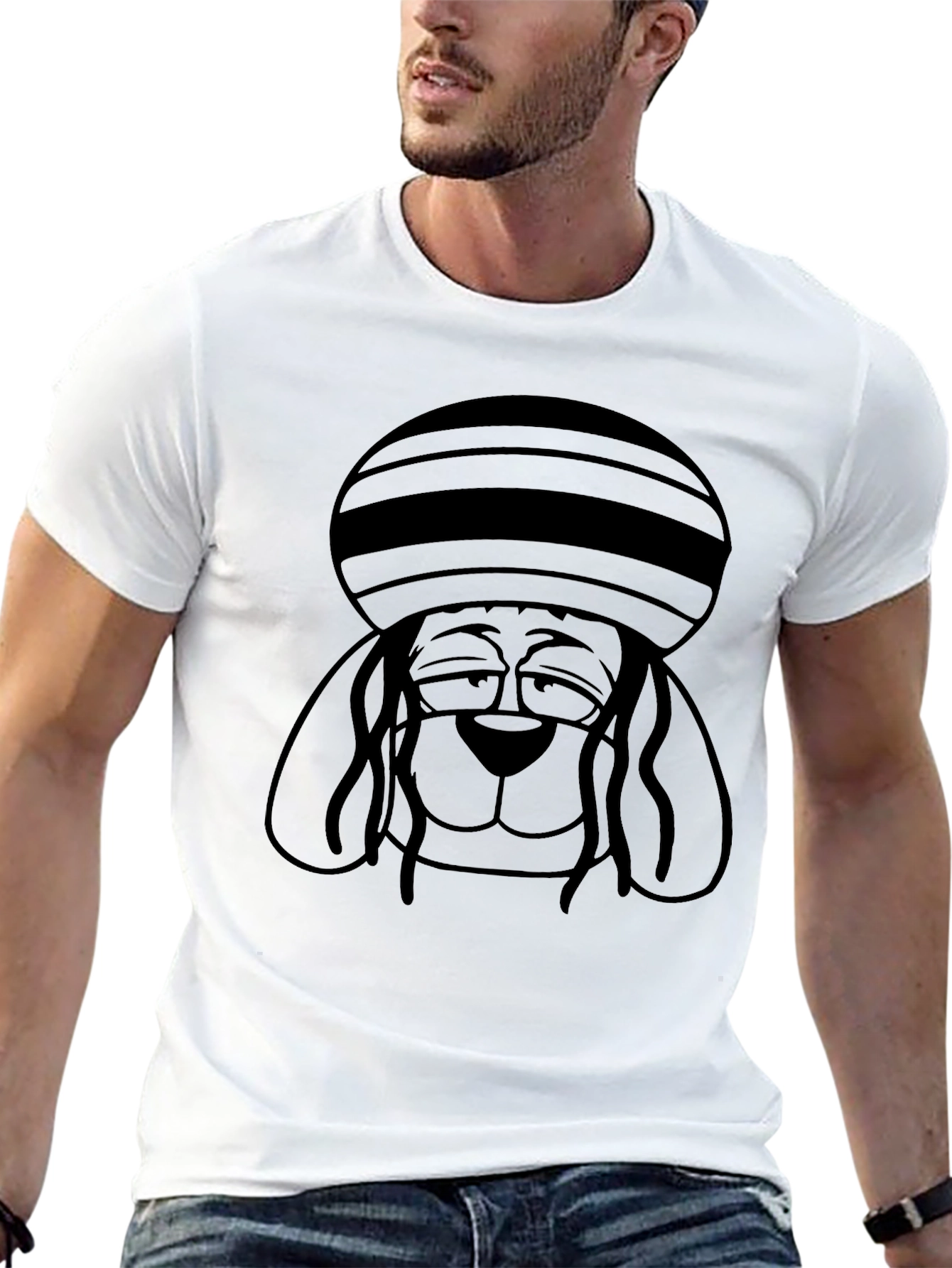 Cool Dog Graphic T-Shirt