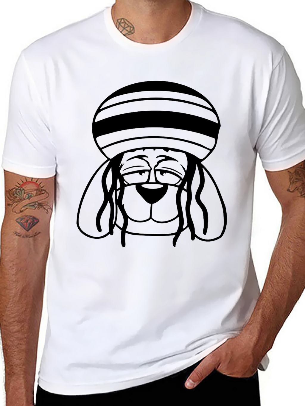 Cool Dog Graphic T-Shirt