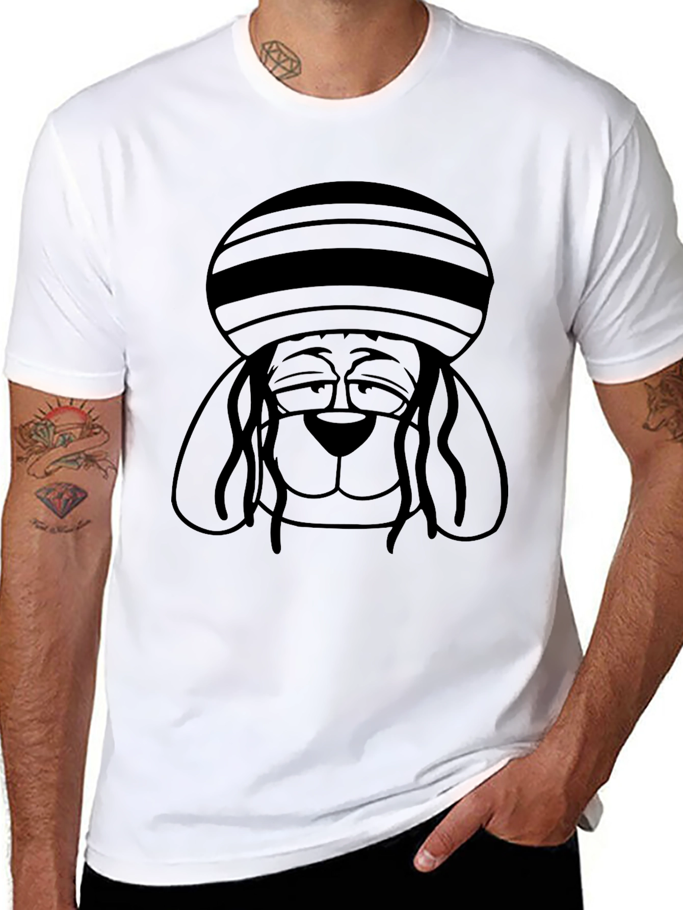 Cool Dog Graphic T-Shirt