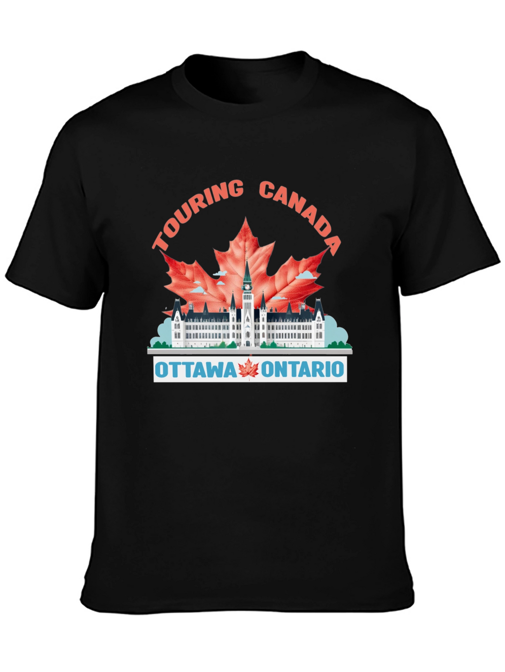 Touring Canada T-Shirt - Ottawa Ontario Souvenir Tee