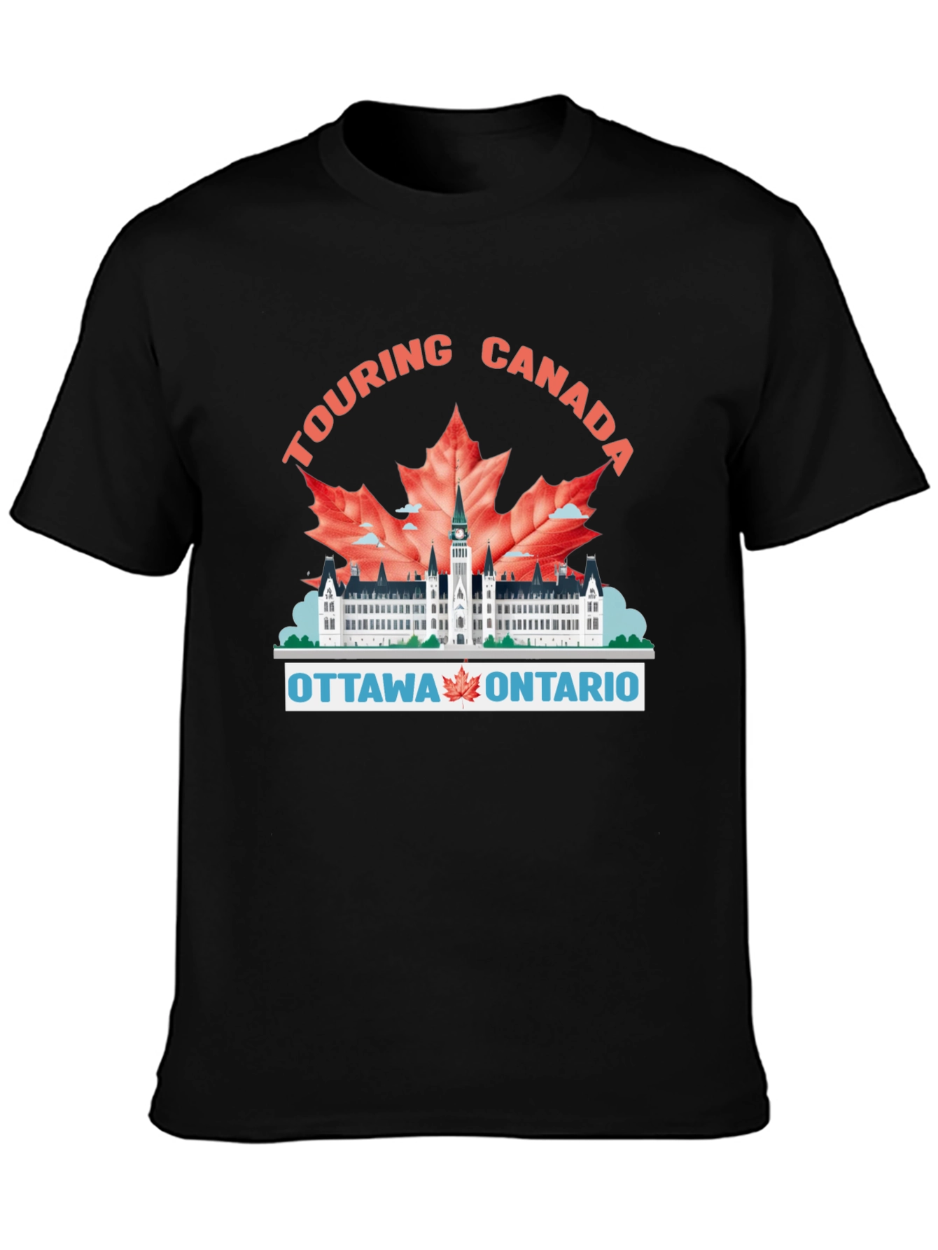 Touring Canada T-Shirt - Ottawa Ontario Souvenir Tee