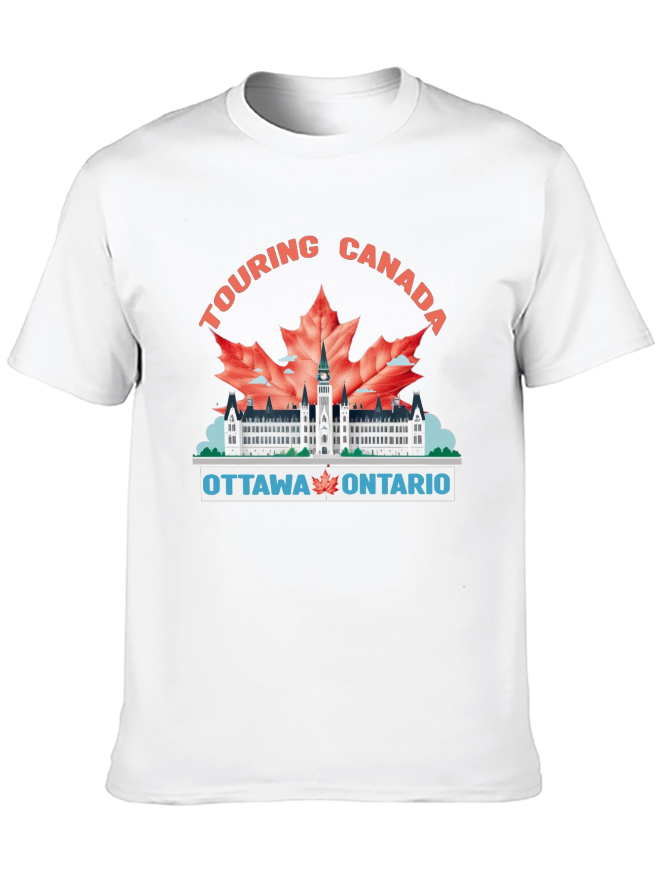 Touring Canada T-Shirt - Ottawa Ontario Souvenir Tee