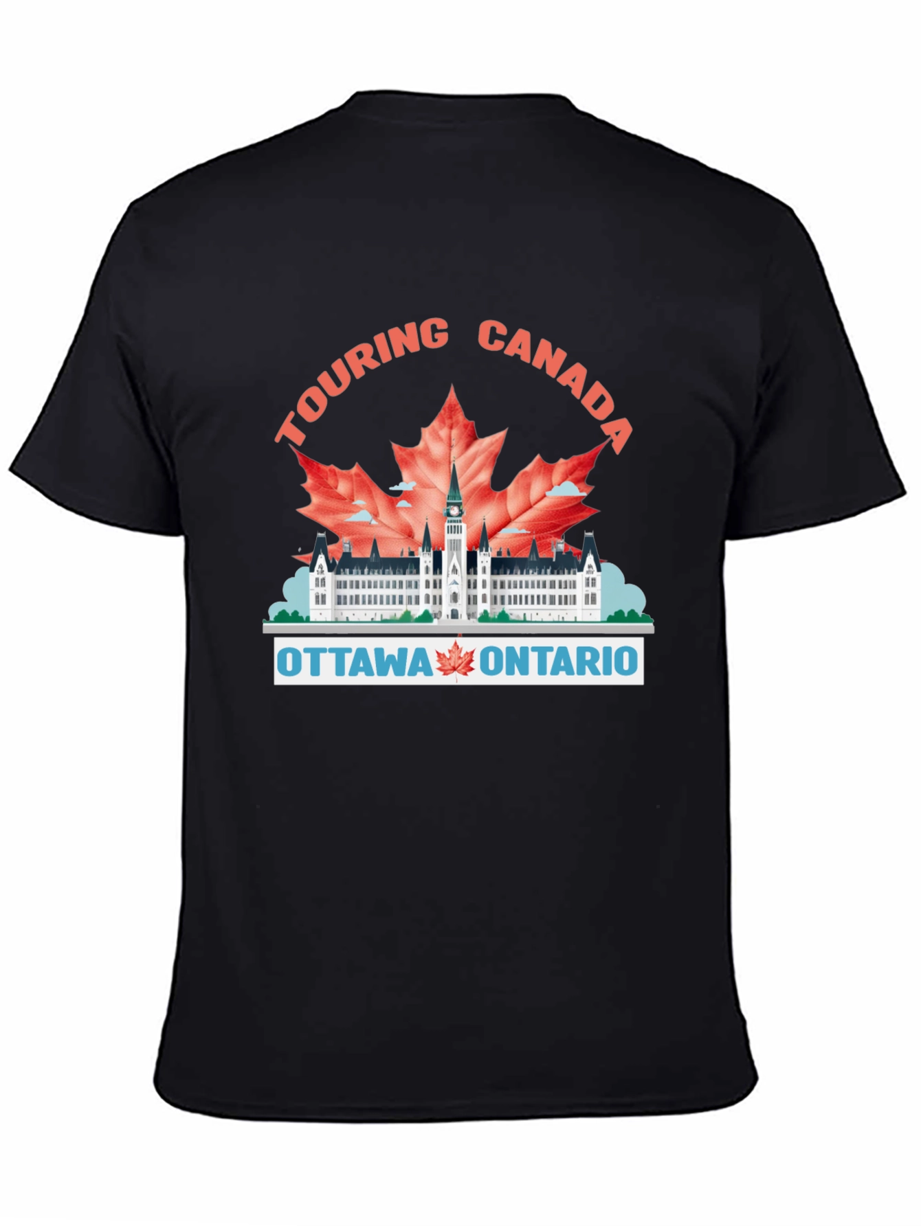 Touring Canada T-Shirt - Ottawa Ontario Souvenir Tee