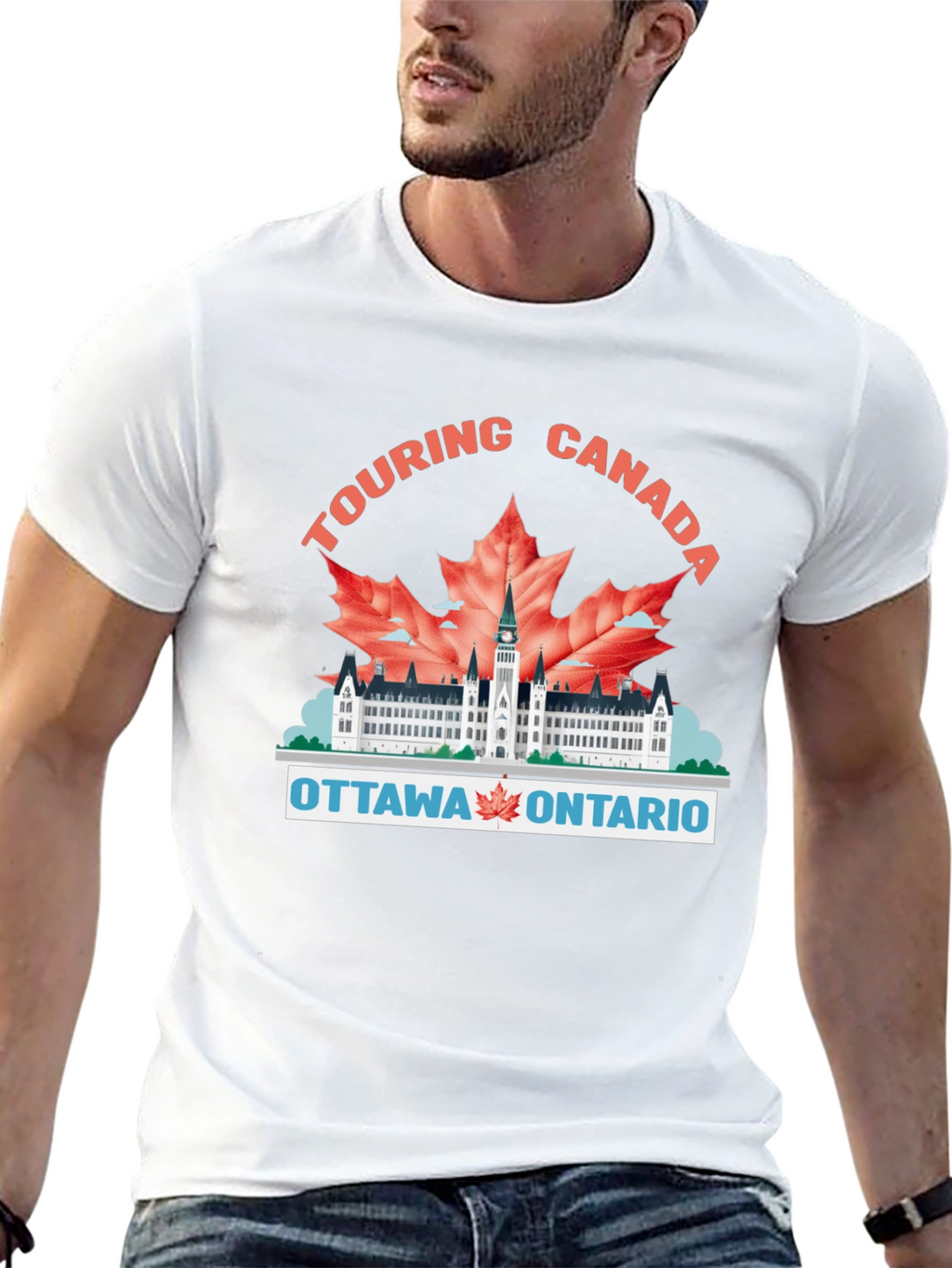 Touring Canada T-Shirt - Ottawa Ontario Souvenir Tee