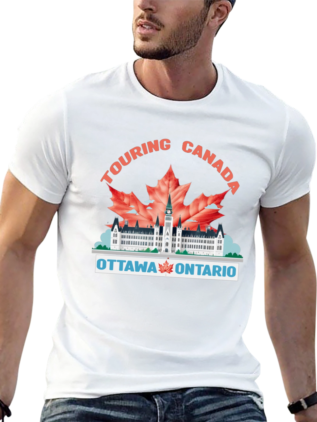 Touring Canada T-Shirt - Ottawa Ontario Souvenir Tee
